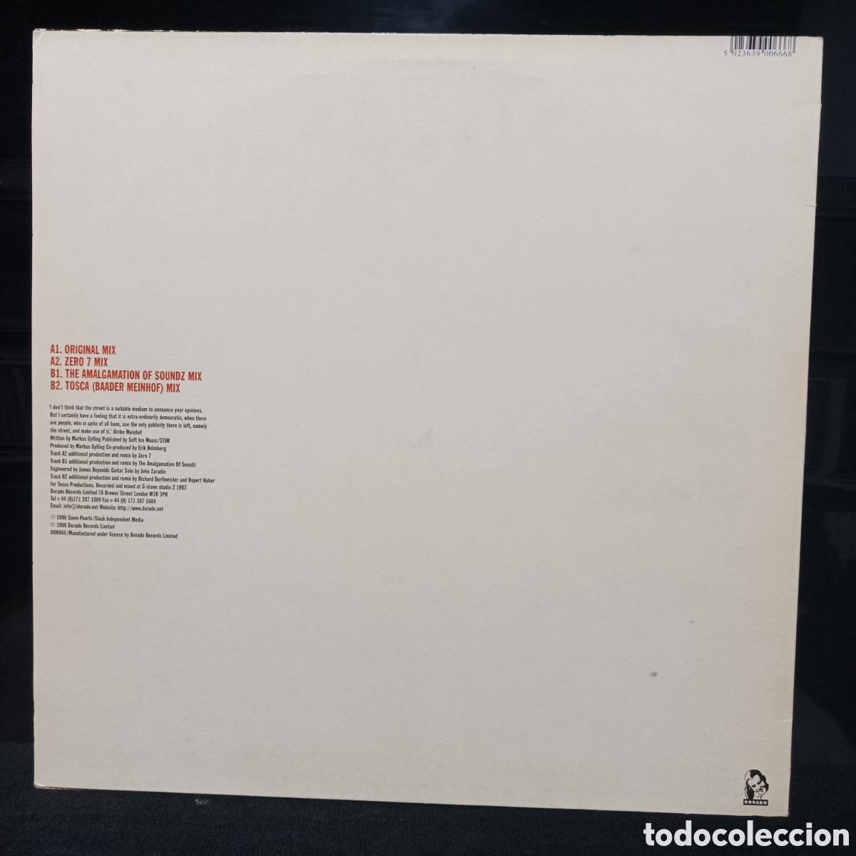 Discos de vinilo: Doris Days - To Ulrike M. 1998 UK - Foto 2