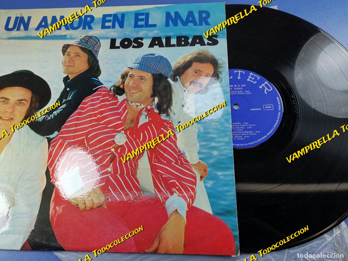 Disques de vinyle: los albas- un amor en el mar- lp belter 1975
