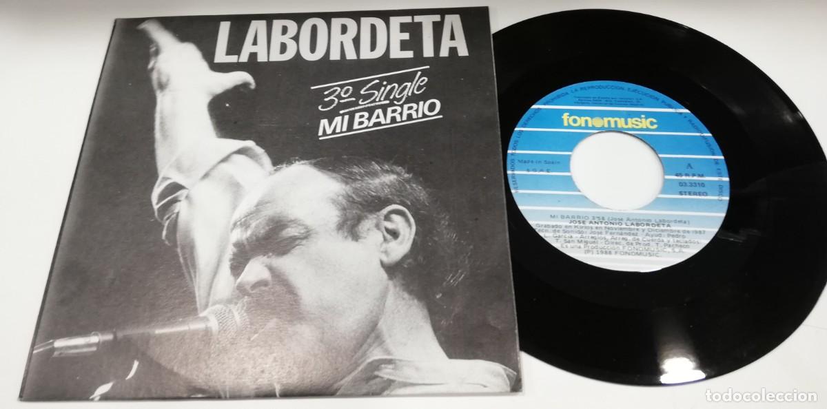 Discos de vinil: SCO22-Jos&eacute; Antonio Labordeta - 3&ordm; Single Mi Barrio (7&rdquo;, Single)