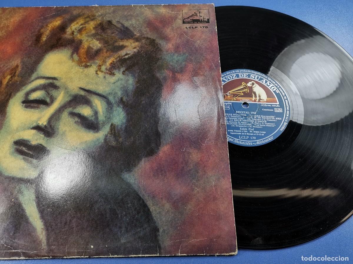 Discos de vinilo: LP. &Eacute;dith Piaf &ndash; Recital 1961 - Foto 2