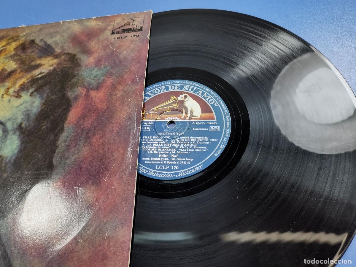 Discos de vinilo: LP. &Eacute;dith Piaf &ndash; Recital 1961 - Foto 6