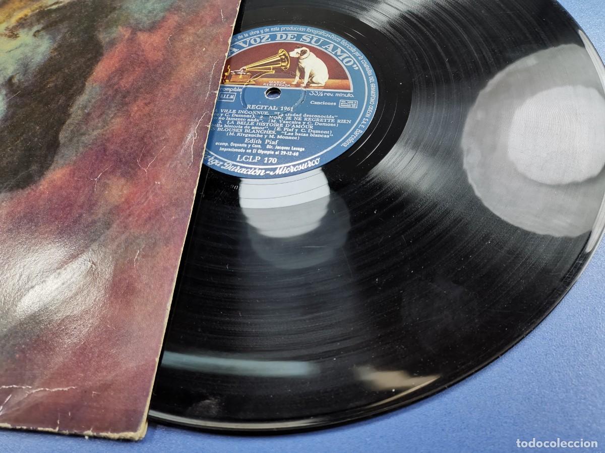 Discos de vinilo: LP. &Eacute;dith Piaf &ndash; Recital 1961 - Foto 7