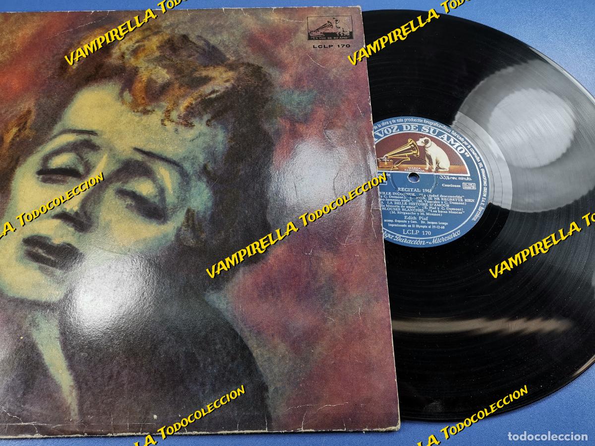 Discos de vinilo: LP. &Eacute;dith Piaf &ndash; Recital 1961 - Foto 1