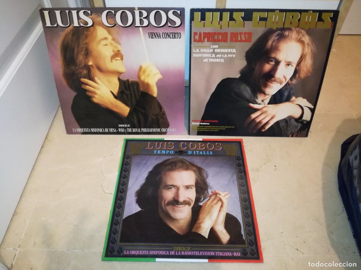 Discos de vinilo: LOTE DE 3 LPs ORIGINALES DE LUIS COBOS - Foto 1