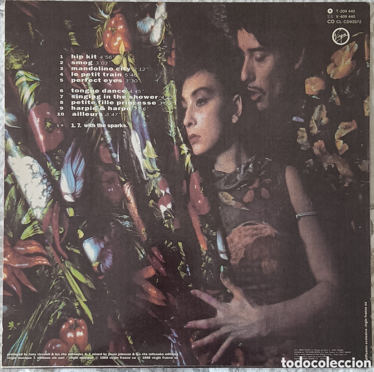 Discos de vinilo: Les Rita Mitsouko, 1988 - Marc and Robert - Foto 2
