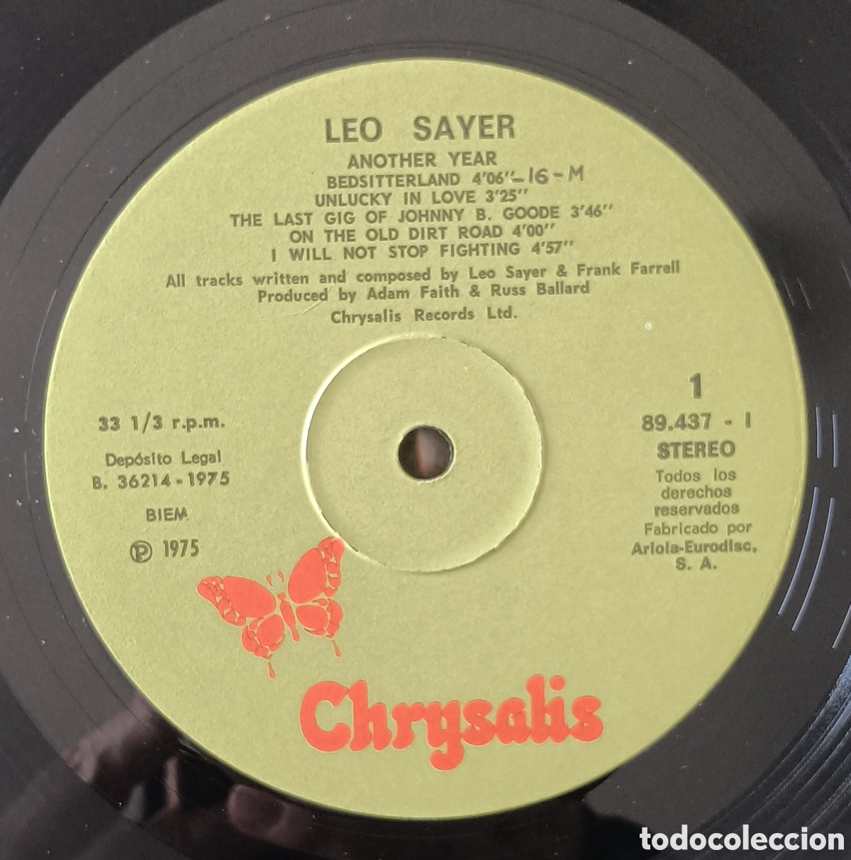 Discos de vinilo: Leo Sayer - Another Year - Foto 3