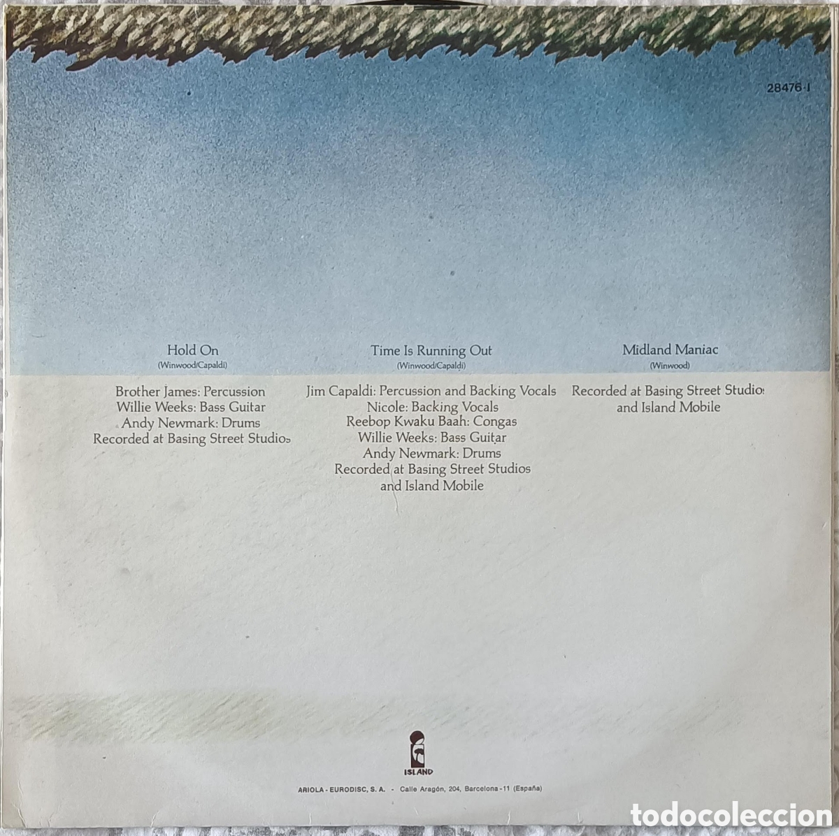 Discos de vinilo: Steve Winwood - Island, 1977 - Foto 4