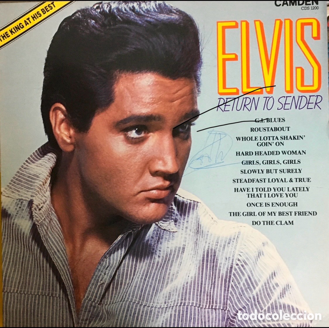 Discos de vinilo: Disco Vinilo LP. Elvis Presley. &ldquo;Return to Sender&rdquo;. 1981. - Foto 1