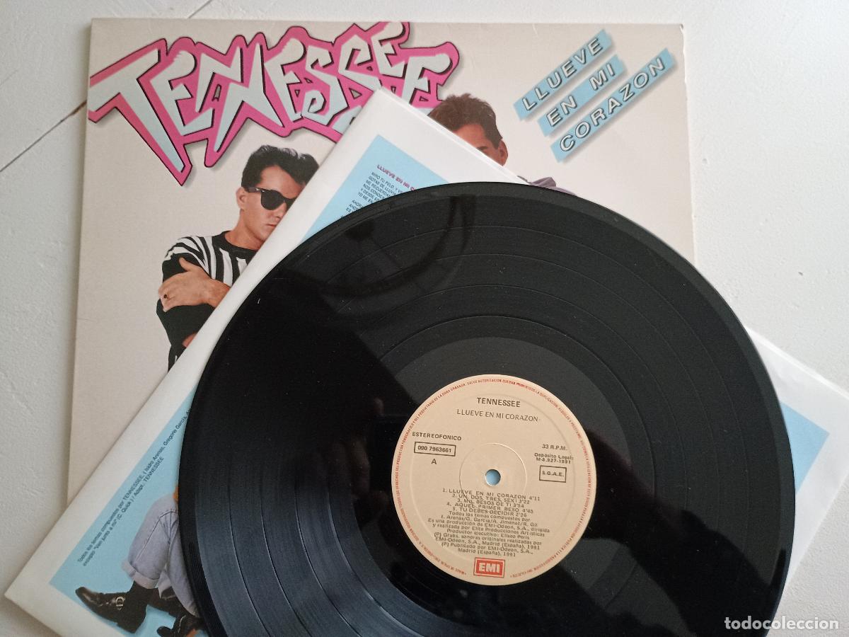 Discos de vinilo: Tennessee Llueve En Mi Coraz&oacute;n 1991 - Foto 4