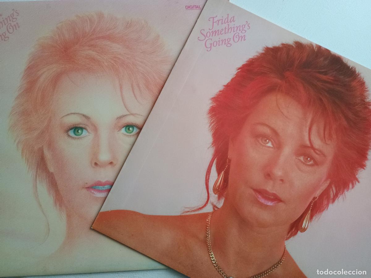 Discos de vinilo: Frida &lrm;&ndash; Somethings Going On 1982 ed espa&ntilde;ola - Foto 2