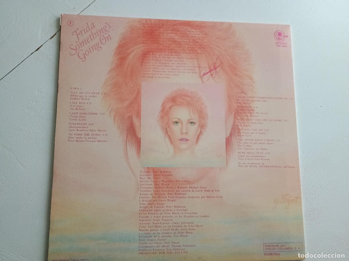 Discos de vinilo: Frida &lrm;&ndash; Somethings Going On 1982 ed espa&ntilde;ola - Foto 5