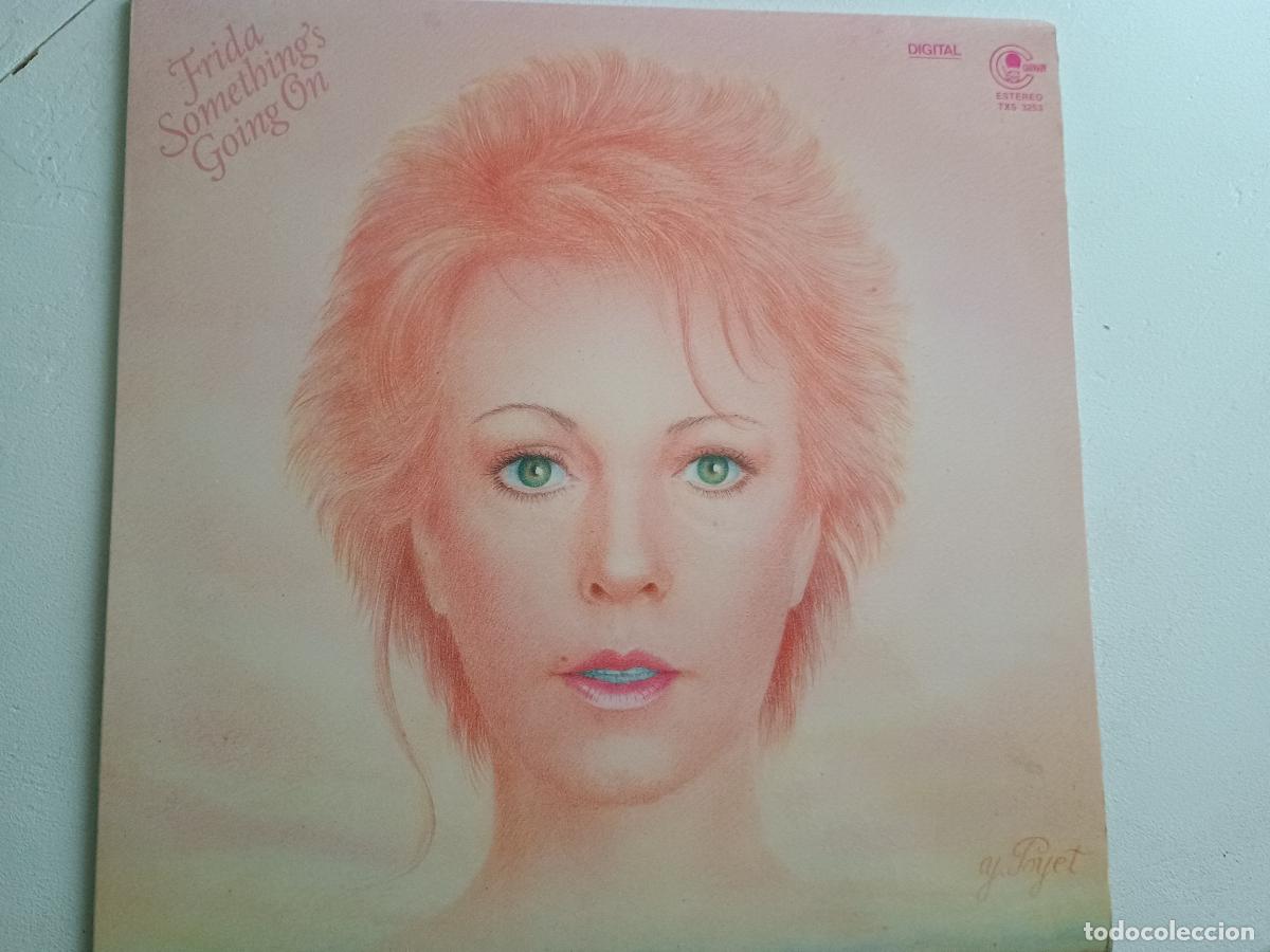 Discos de vinilo: Frida &lrm;&ndash; Somethings Going On 1982 ed espa&ntilde;ola - Foto 1