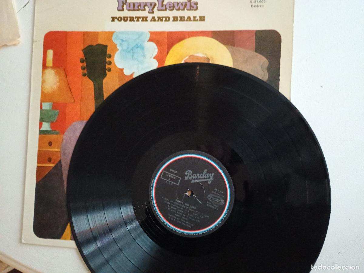 Discos de vinilo: Furry Lewis &lrm;&ndash; Fourth And Beale 1975 - Foto 3