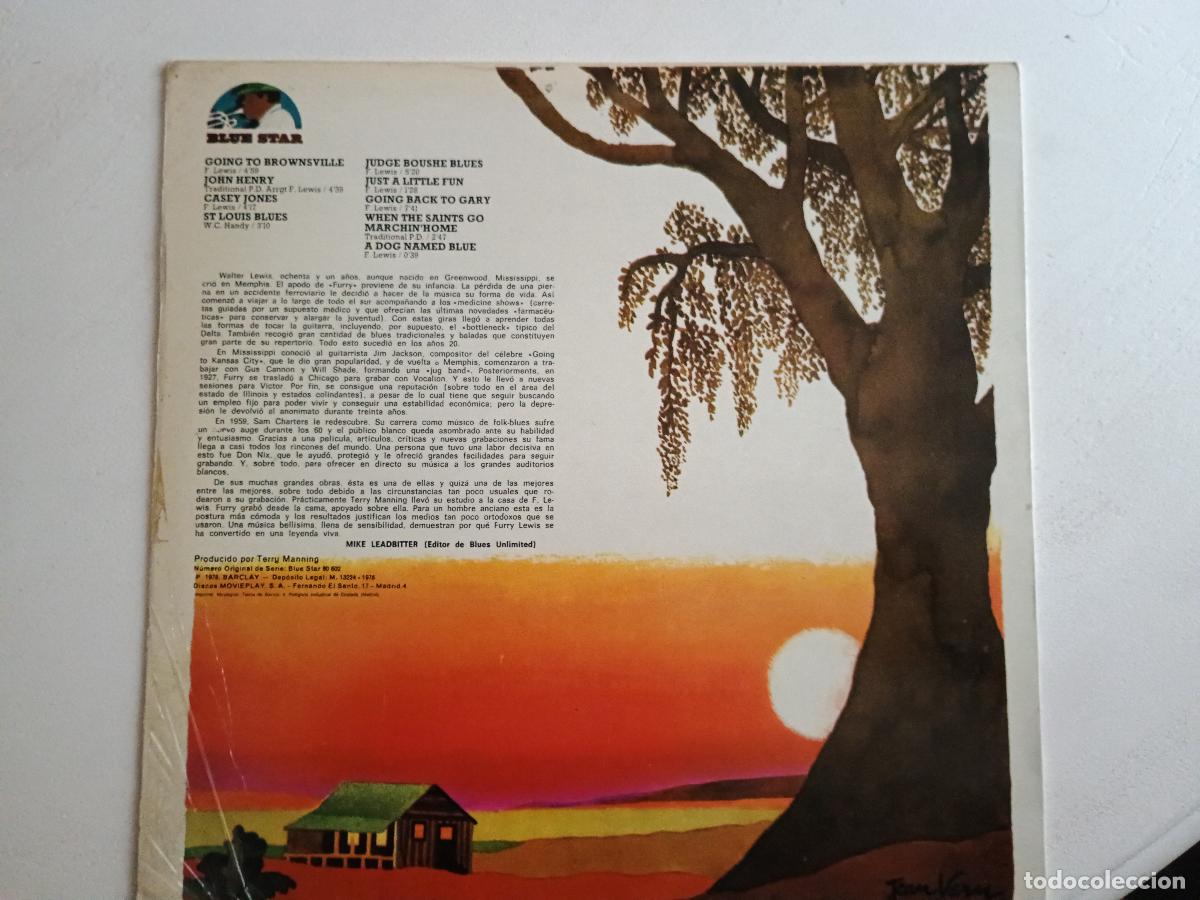Discos de vinilo: Furry Lewis &lrm;&ndash; Fourth And Beale 1975 - Foto 4