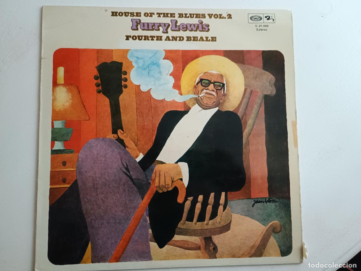 Discos de vinilo: Furry Lewis &lrm;&ndash; Fourth And Beale 1975 - Foto 1