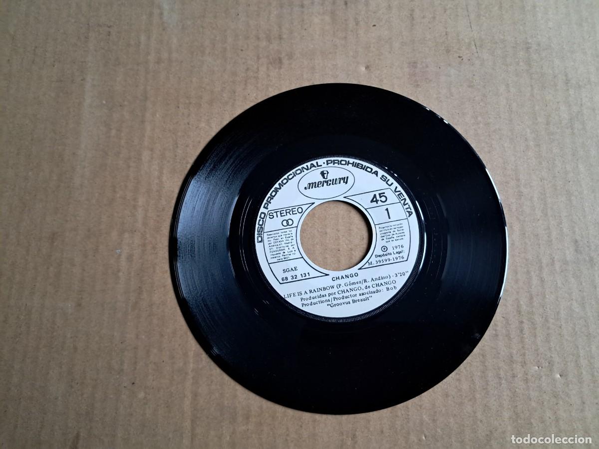 Discos de vinilo: CHANGO - LIFE IS A RAINBOW SINGLE PROMOCIONAL 1976 - Foto 1