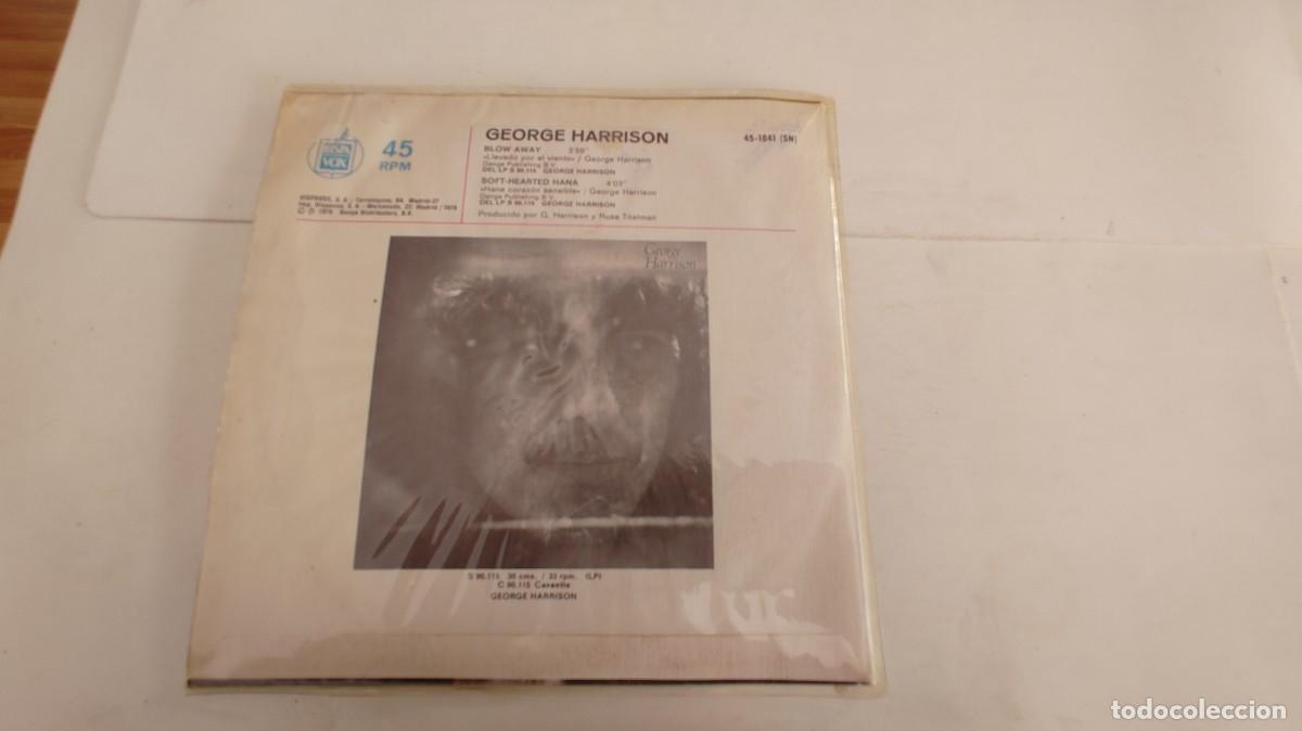 Discos de vinilo: GEORGE HARRISON-SINGLE BLOW AWAY - Foto 2