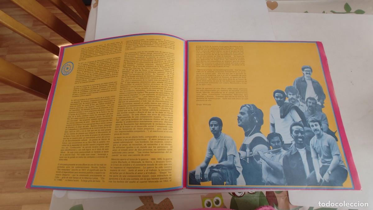 Discos de vinilo: GRUPO MONCADA-LP CREDENCIALES-GATEFOLD - Foto 2