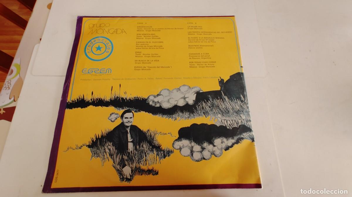 Discos de vinilo: GRUPO MONCADA-LP CREDENCIALES-GATEFOLD - Foto 3