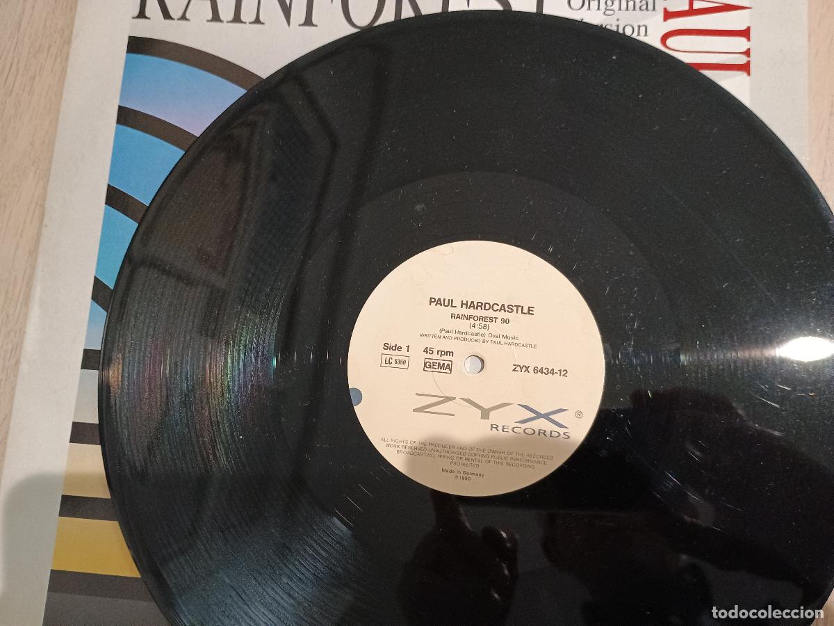 Discos de vinilo: Paul Hardcastle &lrm;&ndash; Rainforest 90 - Foto 4