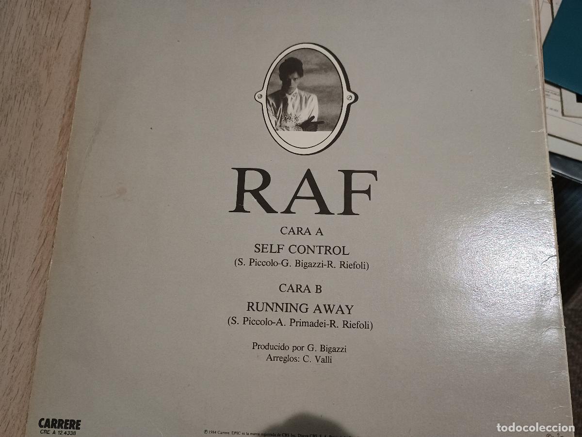 Discos de vinilo: Raf &lrm;&ndash; Self Control 1984 Italo-Disco - Foto 3