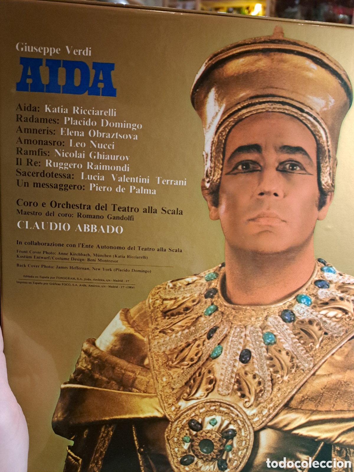 Discos de vinilo: Aida. Giuseppe Verdi. Abbado - Foto 2
