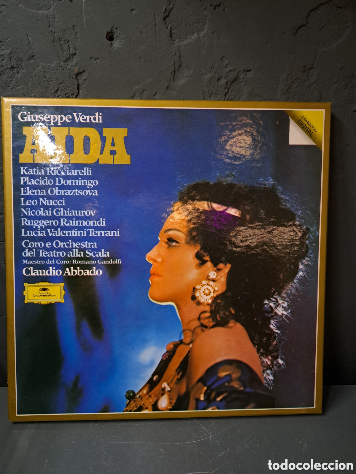 Discos de vinilo: Aida. Giuseppe Verdi. Abbado - Foto 1