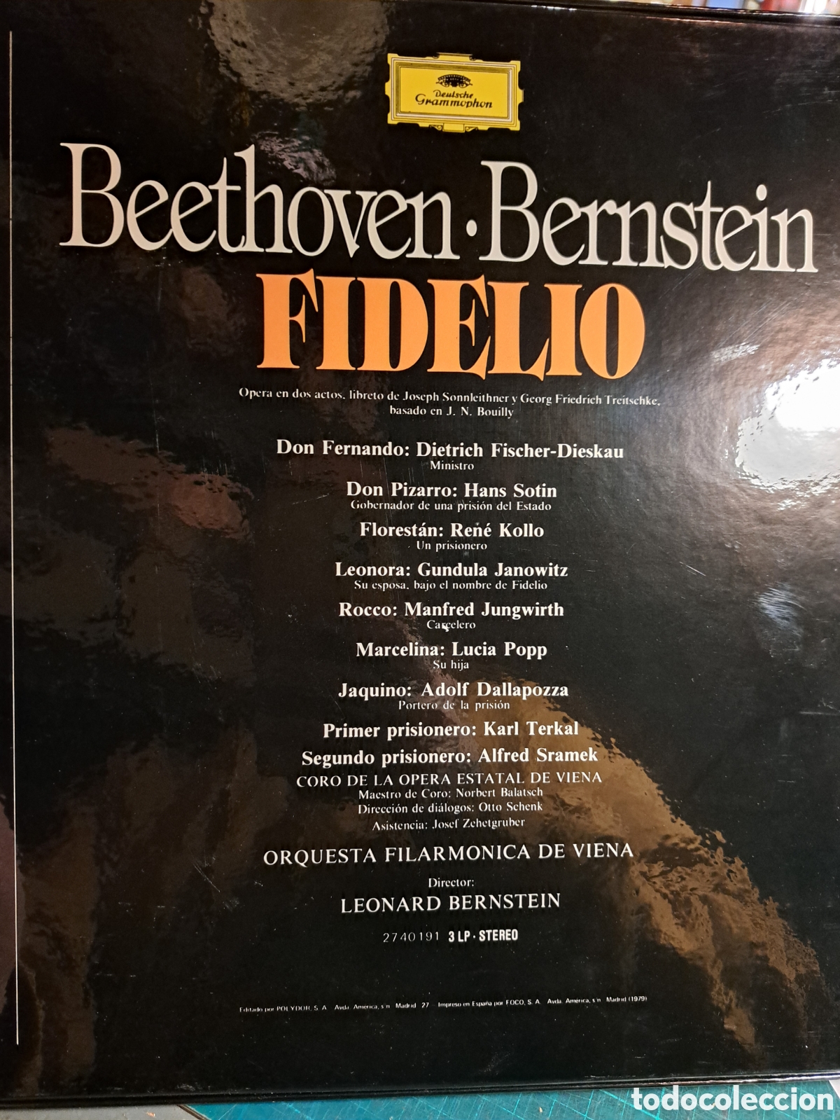 Discos de vinilo: Beethoven. Fidelo. Bernstein - Foto 2