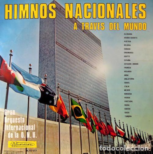 Dischi in vinile: LP GRAN ORQUESTA INTERNACIONAL DE LA O.N.U -Himnos Nacionales A Traves Del Mundo -Musidisc &lrm;(NM/NM)&ccedil;