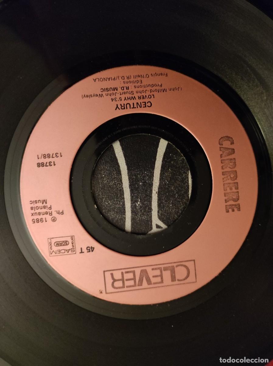 Discos de vinilo: Century &ndash; Lover Why - 1985 - single - 7&rdquo; - 45trs - Foto 3