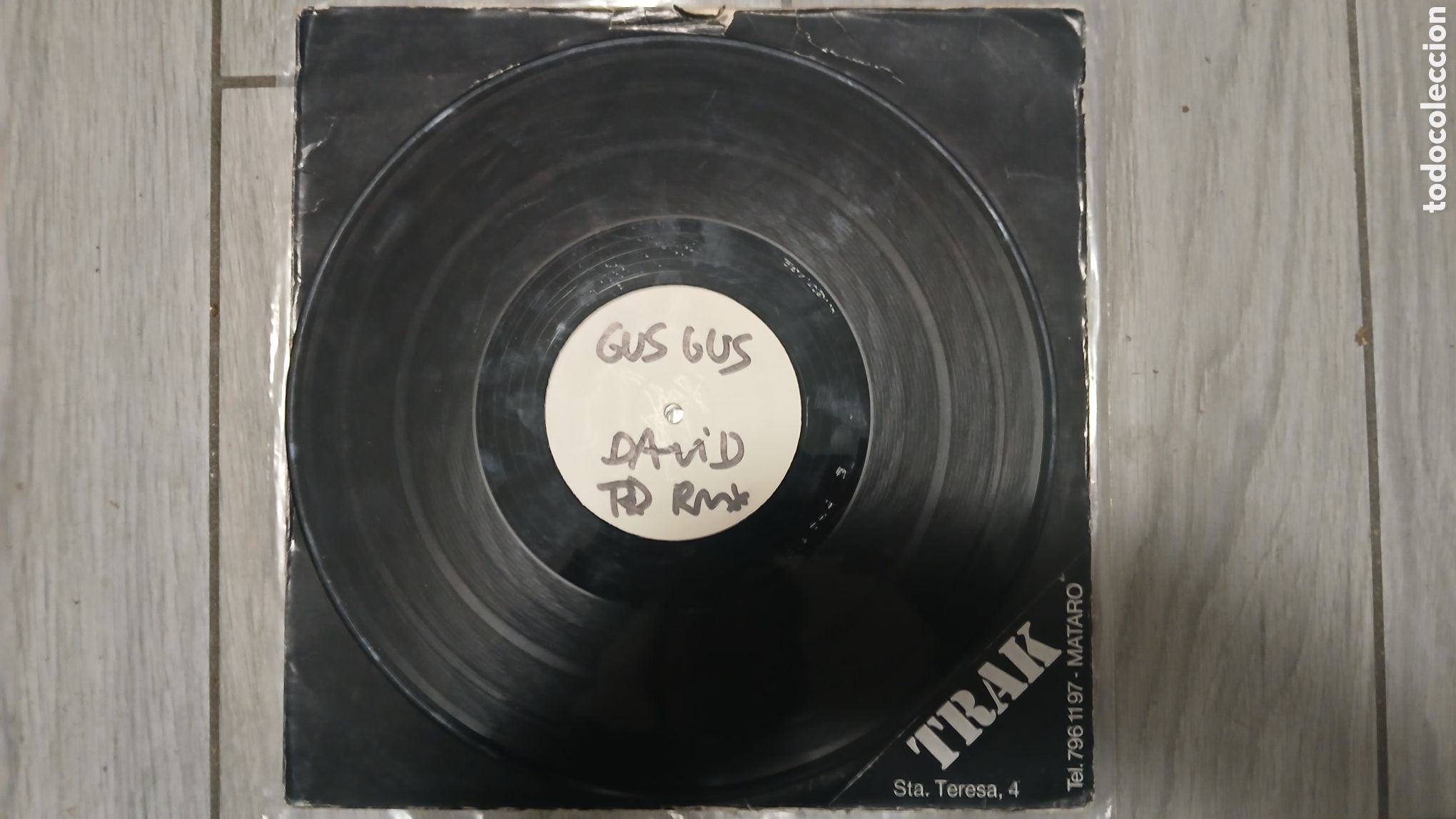 Discos de vinilo: GUS GUS - DAVID - UNOFFICIAL MAXI- UK - Foto 1
