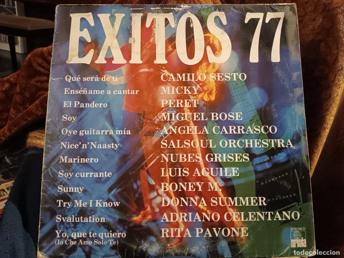 Discos de vinilo: &Eacute;xitos 77 (Donna Summer, Rita Pavone...) - Foto 1