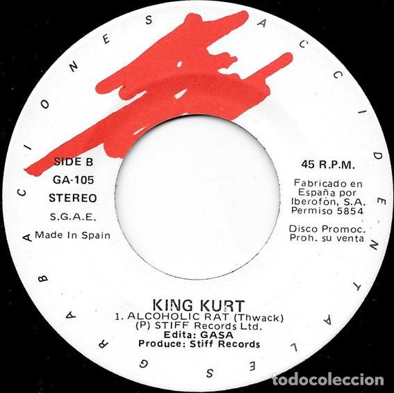 Discos de vinilo: King Kurt &ndash; Rack & Ruin - SG 7&rdquo;- PROMO - Foto 3