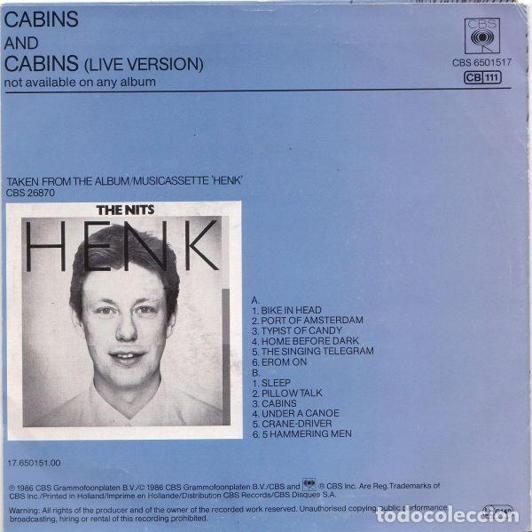 Discos de vinilo: The Nits &ndash; Cabins - SG 7&rdquo; - Foto 2