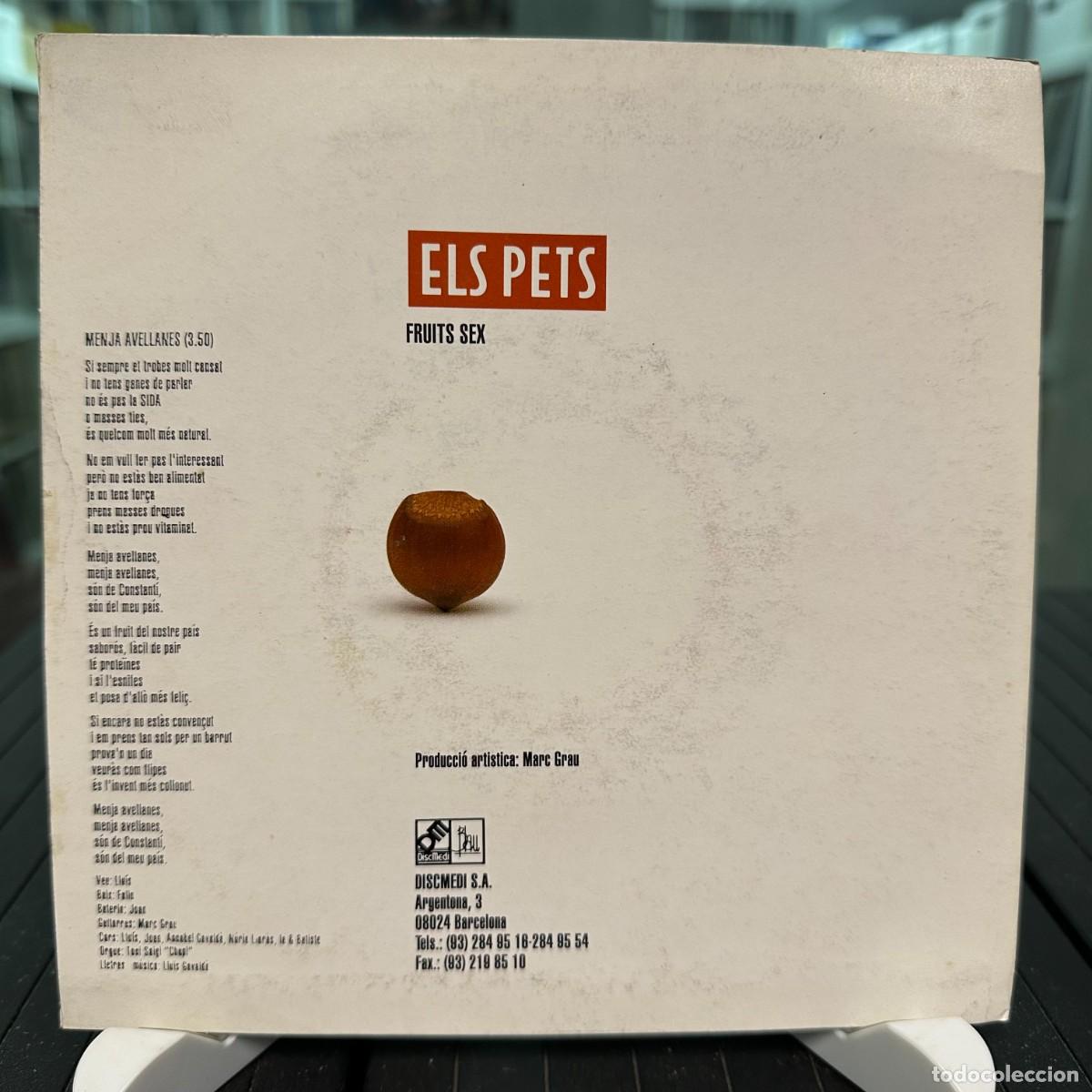 Discos de vinilo: Els Pets - Menja Avellanes (7&rdquo;, Single) - Foto 2