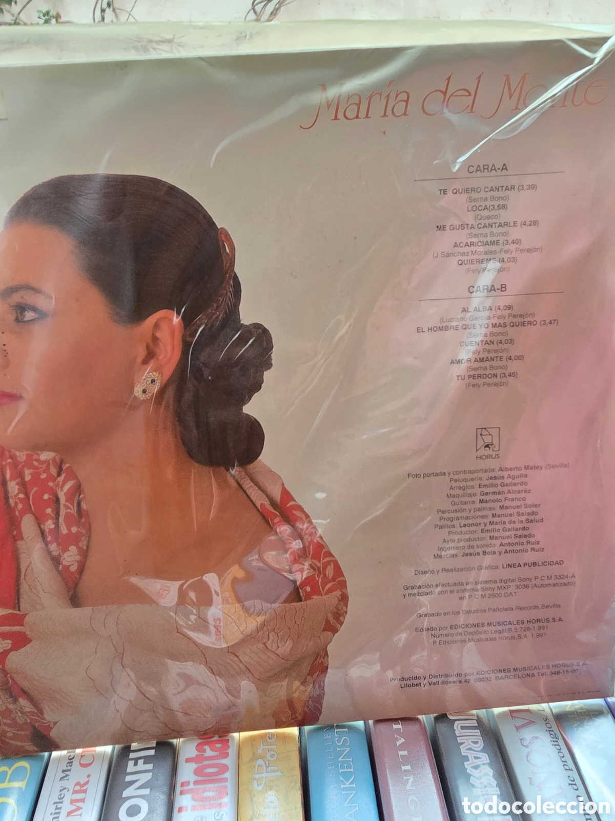 Discos de vinilo: LP AL ALBA, de Maria del Monte - Foto 2