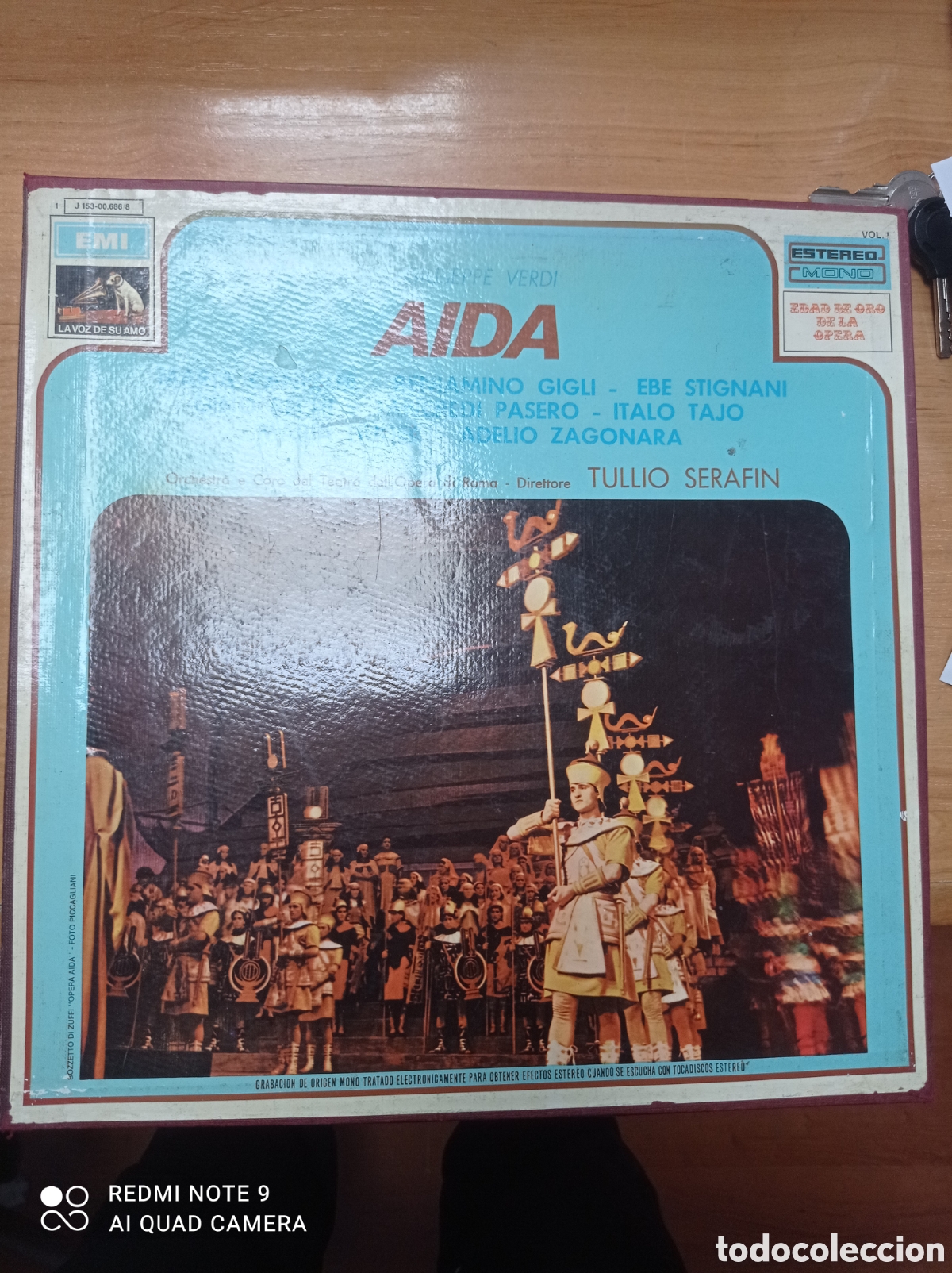 Disques de vinyle: Aida edad de oro de la &oacute;pera caja tuyo Seraf&iacute;n