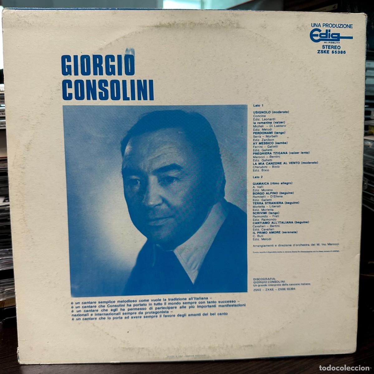 Discos de vinilo: Giorgio Consolini - Giorgio Consolini (LP) - Foto 2