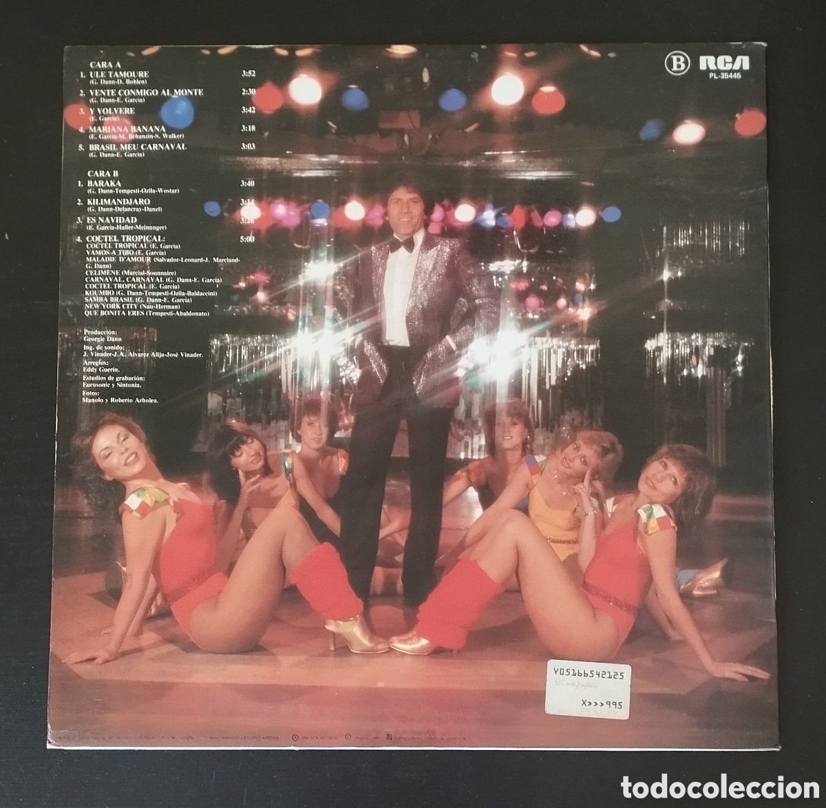 Discos de vinilo: DISCO. LP GEORGIE DANN. ARRASANDO. 1984 . RCA - Foto 2