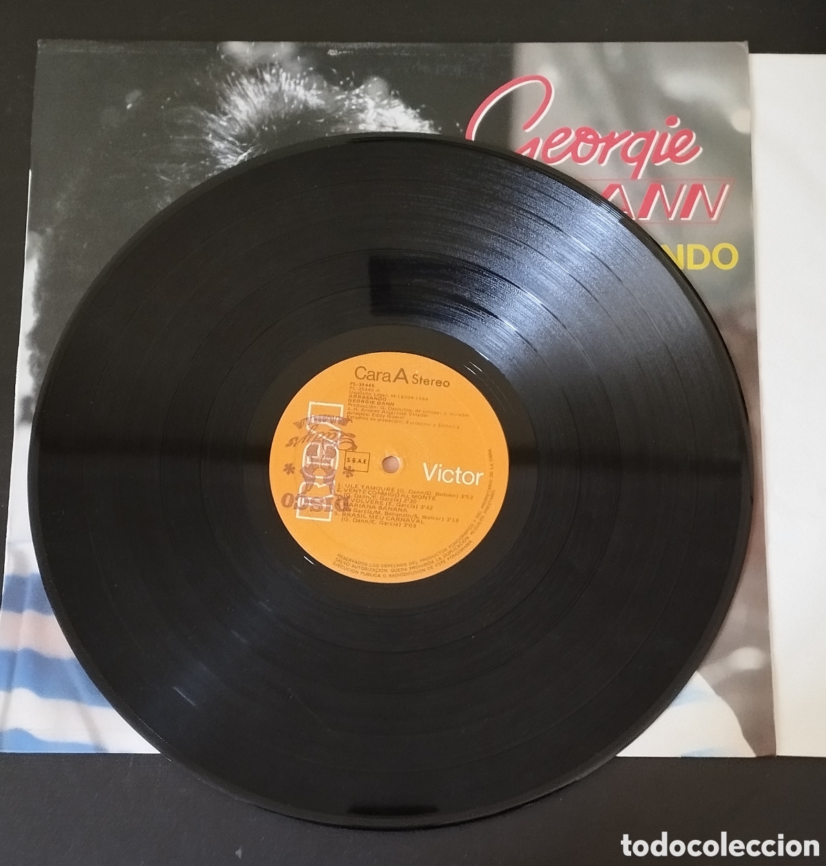 Discos de vinilo: DISCO. LP GEORGIE DANN. ARRASANDO. 1984 . RCA - Foto 3