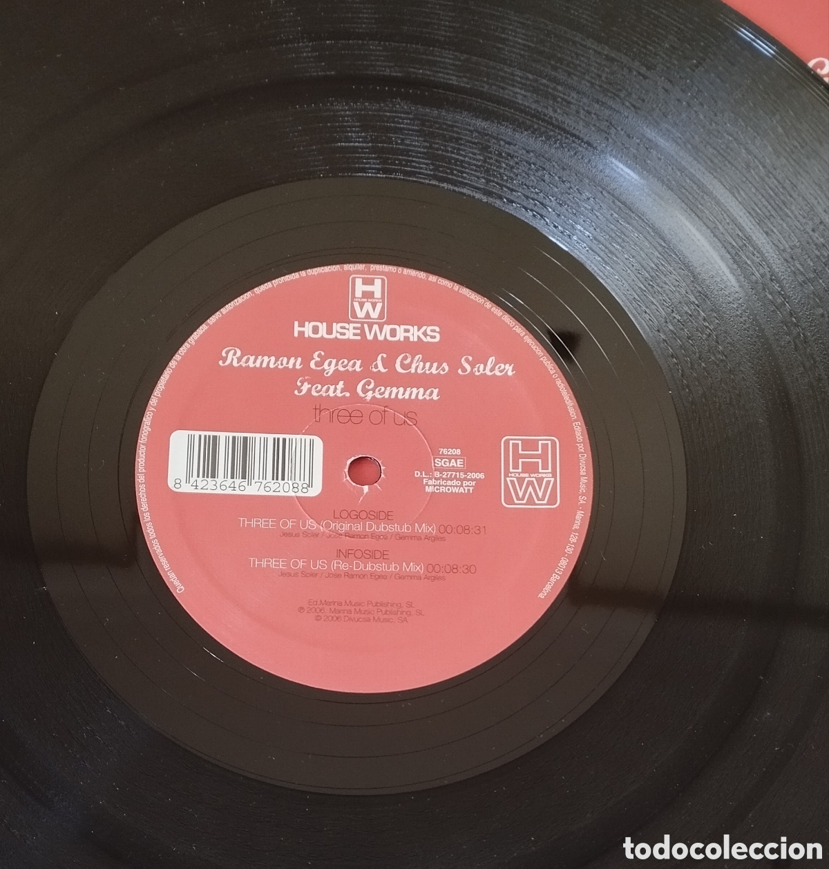 Discos de vinilo: RAMON EGEA CHUS SOLER GEMA. THREE OF US - Foto 4