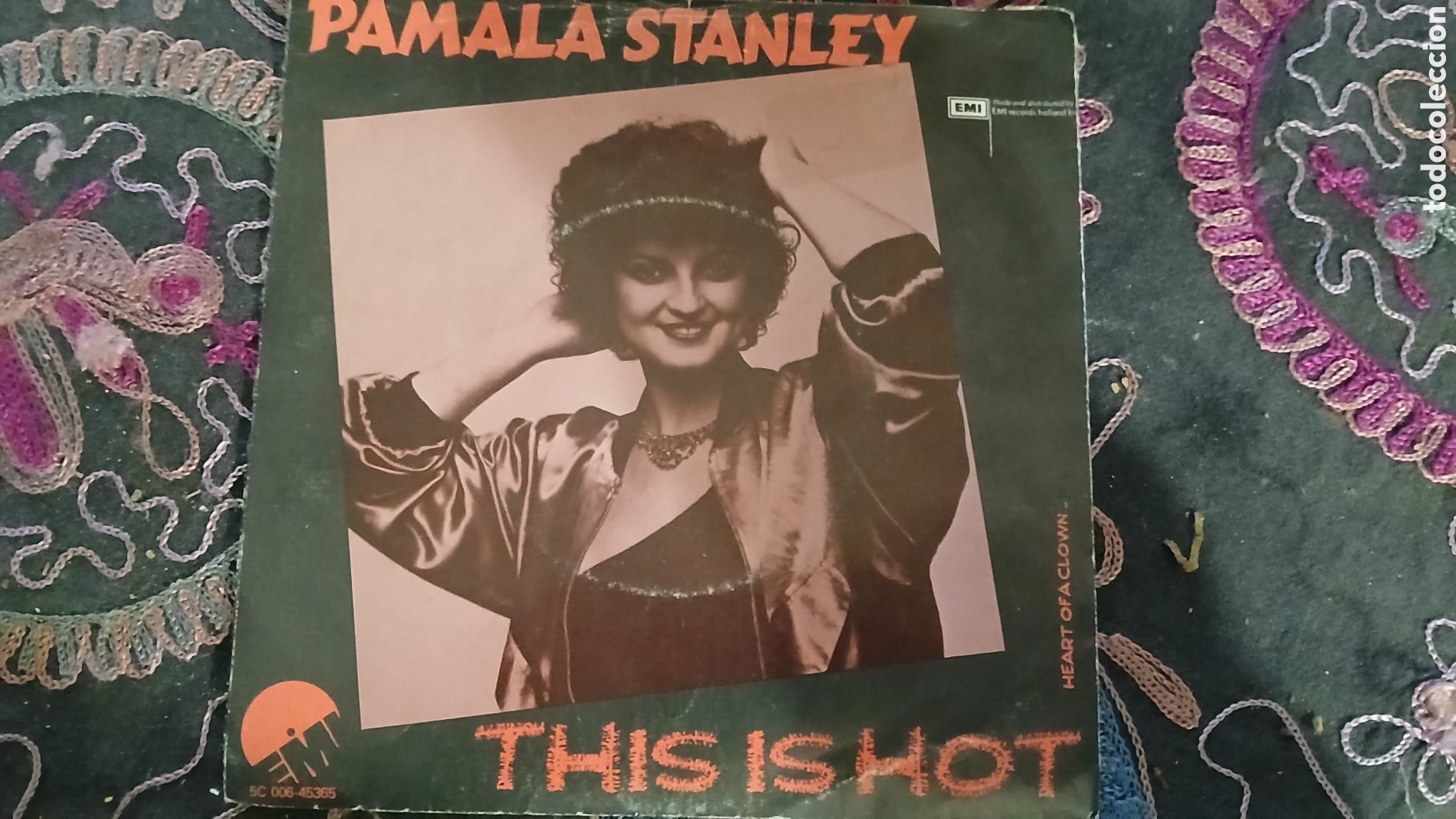 Discos de vinilo: PAMALA STANLEY- THIS IS HOT- SINGLE- EMI/NETHERLANDS- KSA - Foto 1
