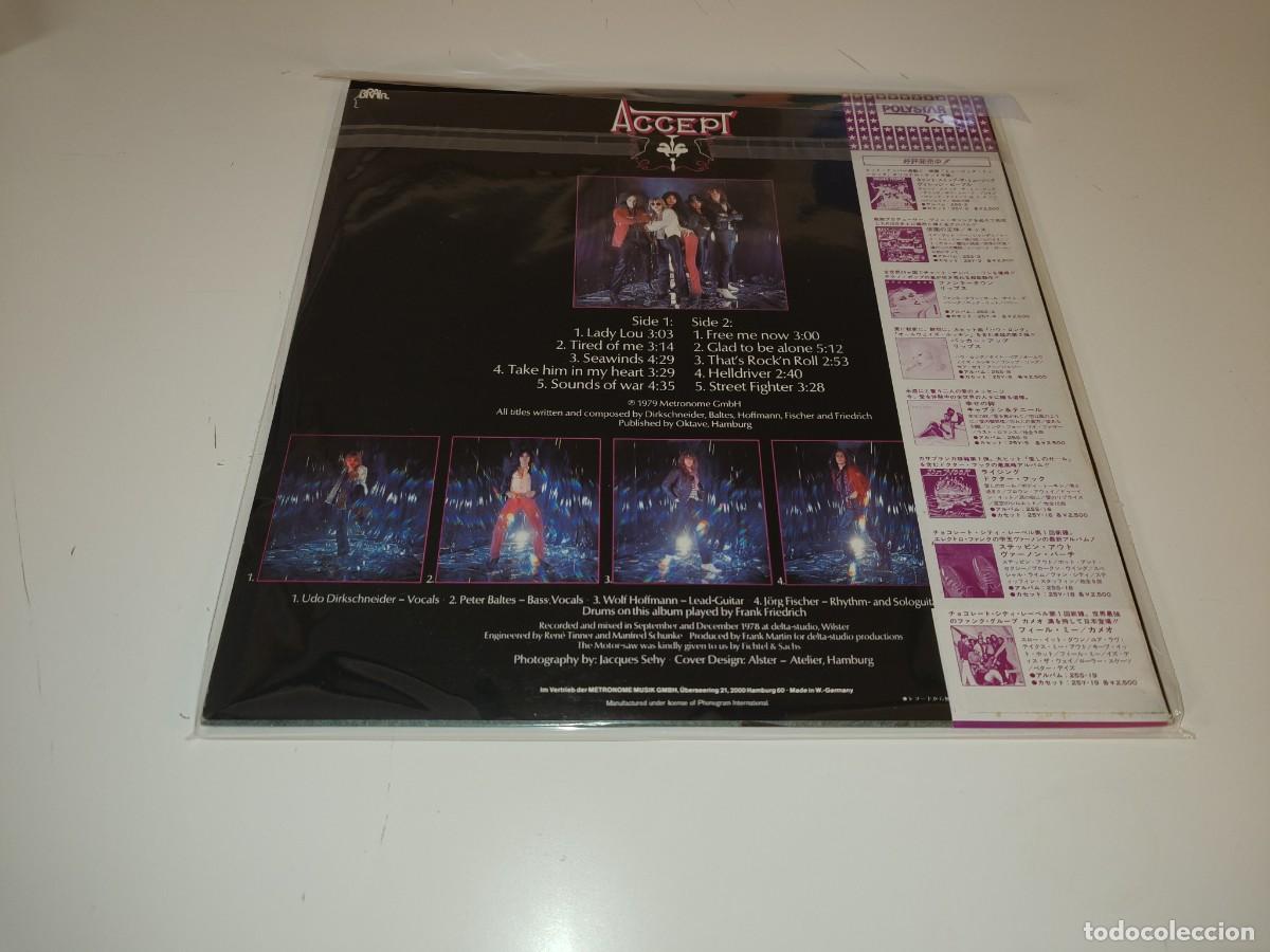 Discos de vinilo: VINILO EDICION JAPONESA 25S-17 DE ACCEPT - ACCEPT - LEER CONDICIONES DE VENTA - Foto 2