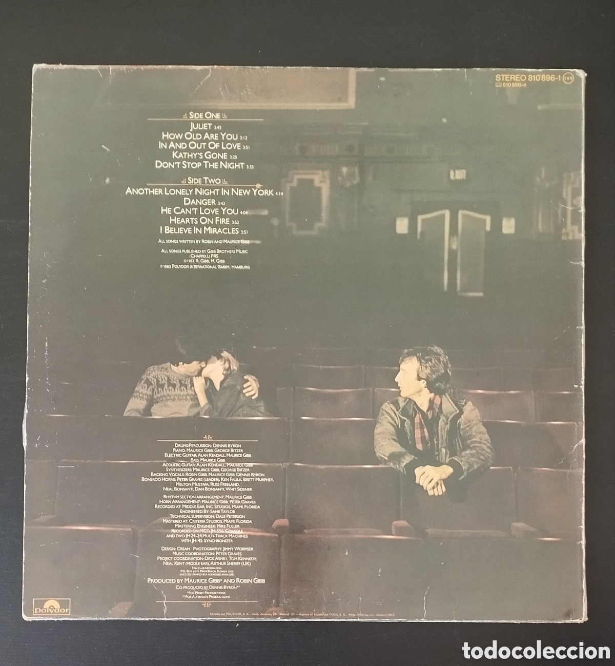 Discos de vinilo: DISCO, LP ROBIN GIBB. HOW OLD ARE YOU. 1983 - Foto 3