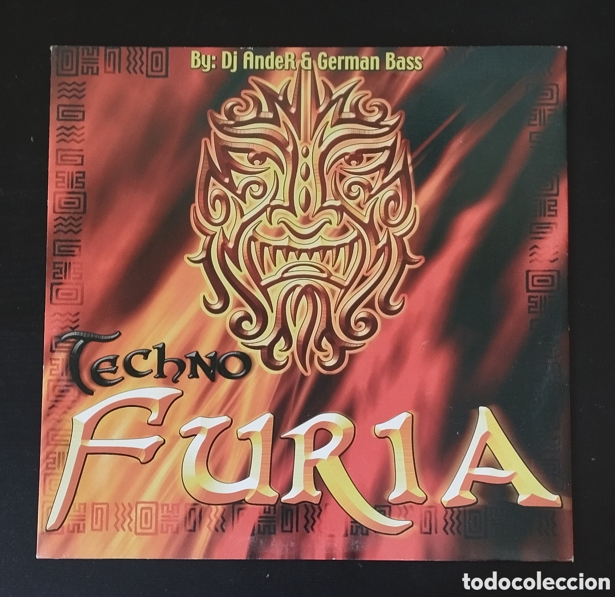 Discos de vinilo: DISCO TECHNO FURIA. DJ ANDER & GERMAN BASS. - Foto 1