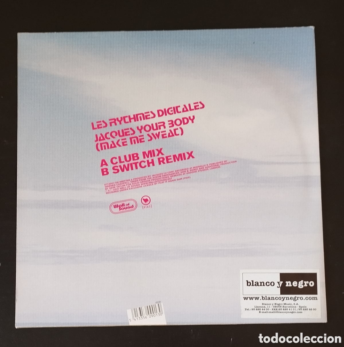Discos de vinilo: DISCO JACQUES YOUR BODY. MAKE ME SWEAC. - Foto 2