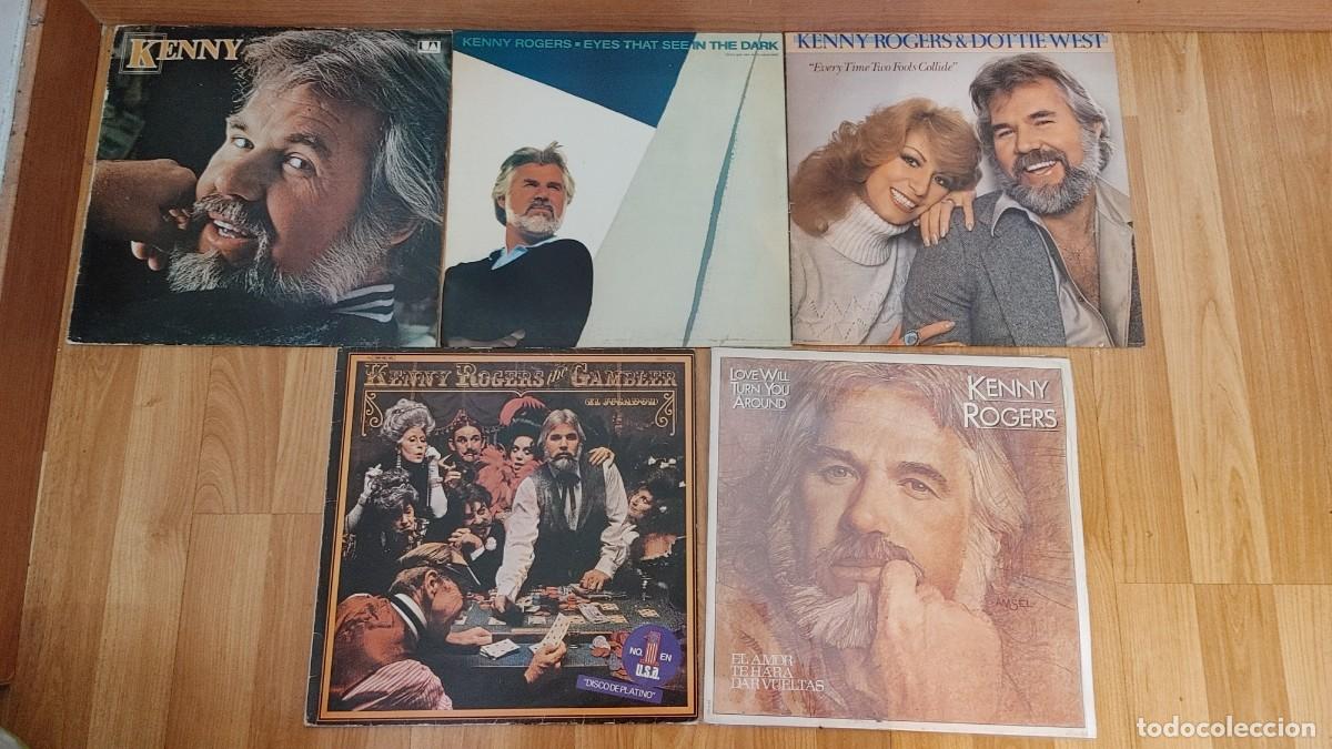 Discos de vinilo: lote de 5 lps de kenny rogers - Foto 1