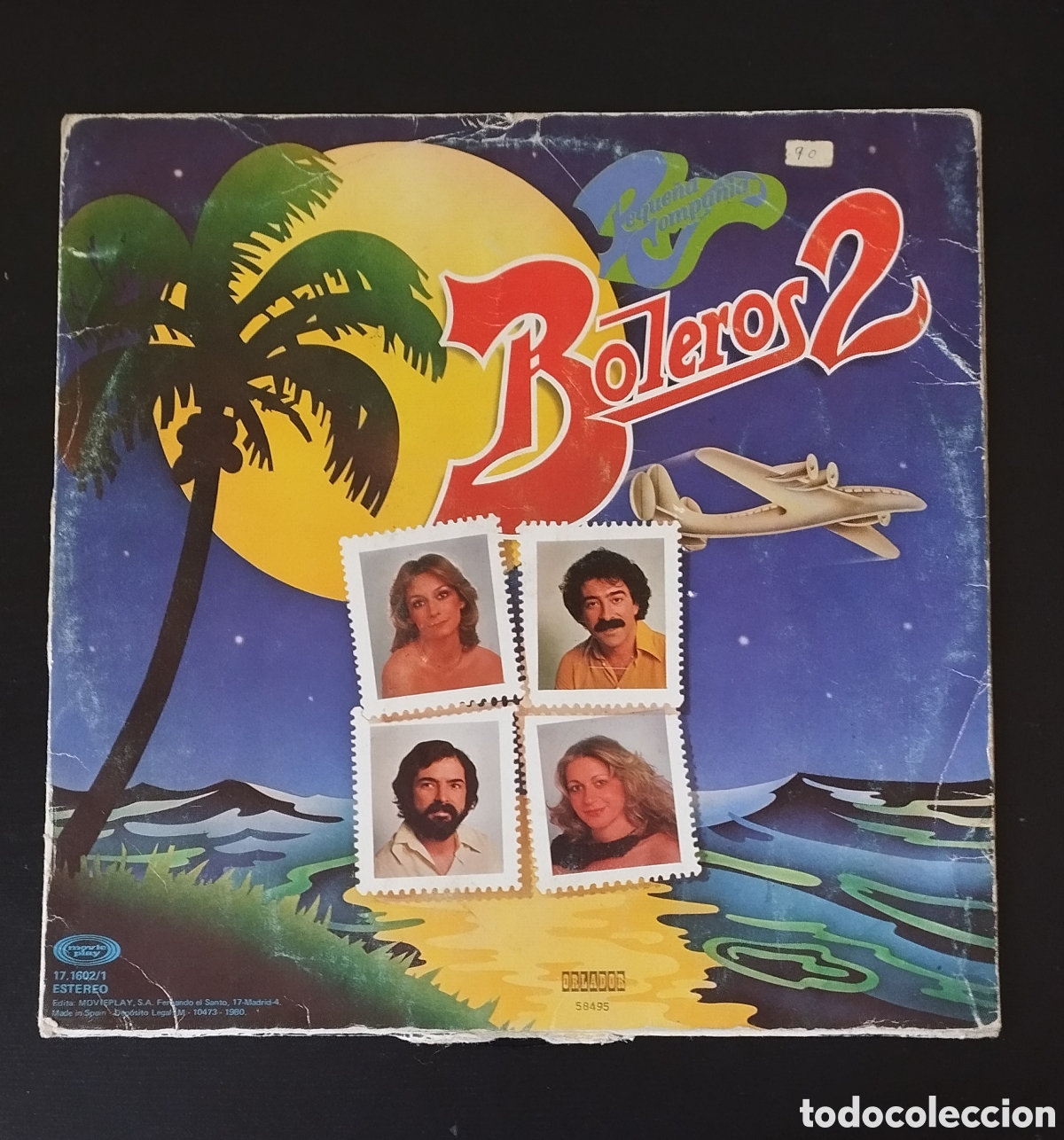 Discos de vinilo: LP. BOLEROS 2. PEQUE&Ntilde;A COMPA&Ntilde;&Iacute;A. CHA CHA CHAS - Foto 2