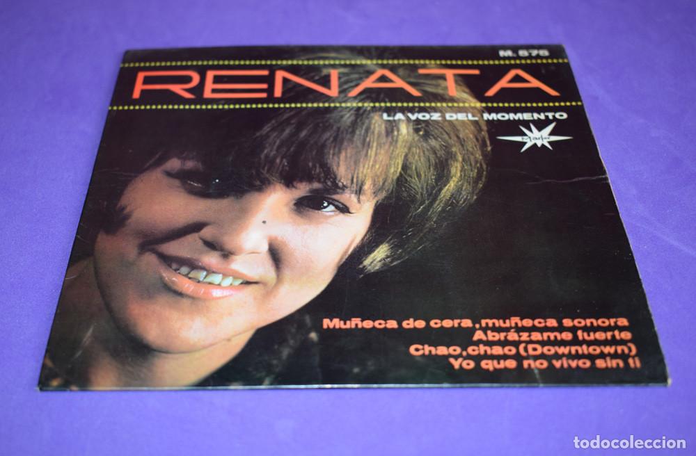 Discos de vinilo: RENATA - MU&Ntilde;ECA DE CERA,MU&Ntilde;ECA SONORA - EP MARFER 1965 - Foto 1