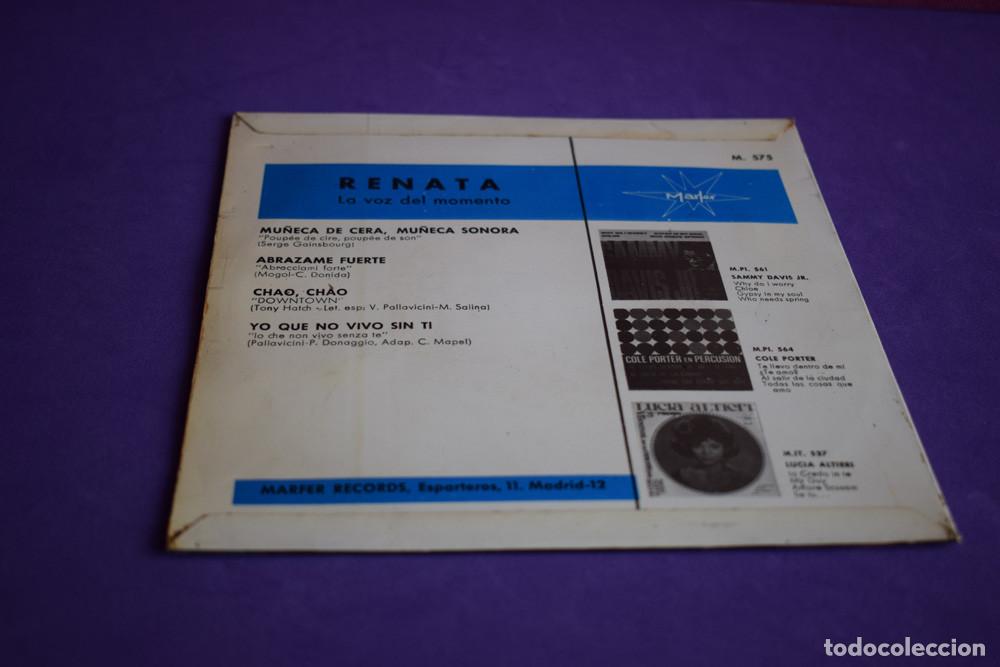Discos de vinilo: RENATA - MU&Ntilde;ECA DE CERA,MU&Ntilde;ECA SONORA - EP MARFER 1965 - Foto 2